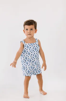 Agya Jumpsuits in Blue Diamond