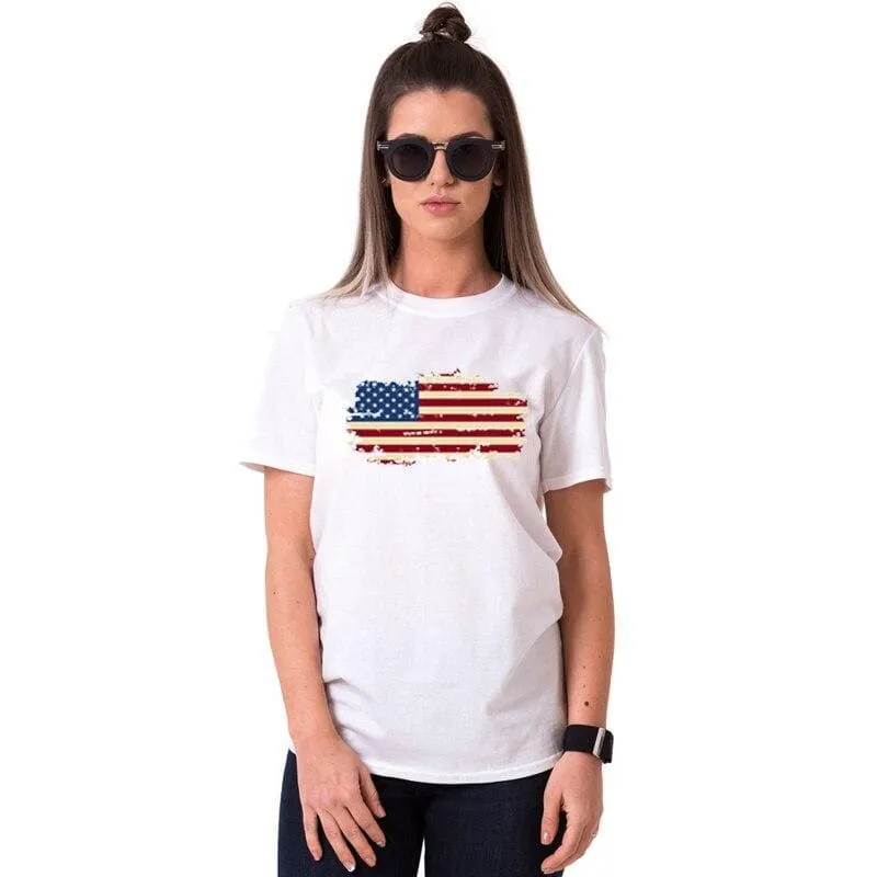 America couple t shirt
