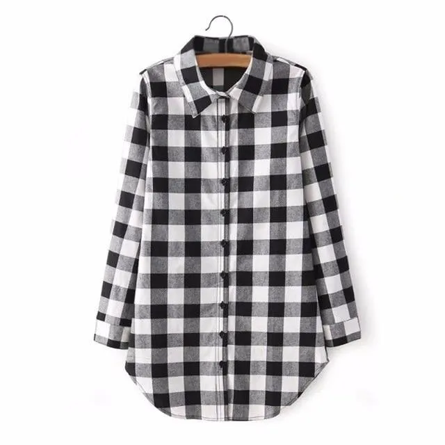 Breasted Shirts Blusas
