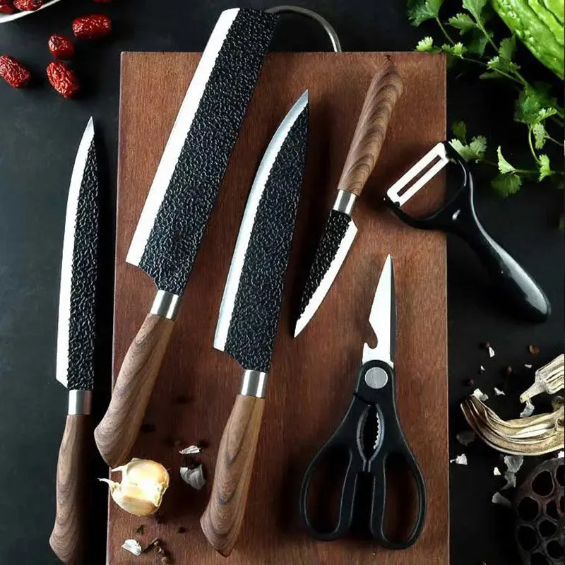  Enjoy a quality life: 50% discount  British professional chef knife set -6 pieces