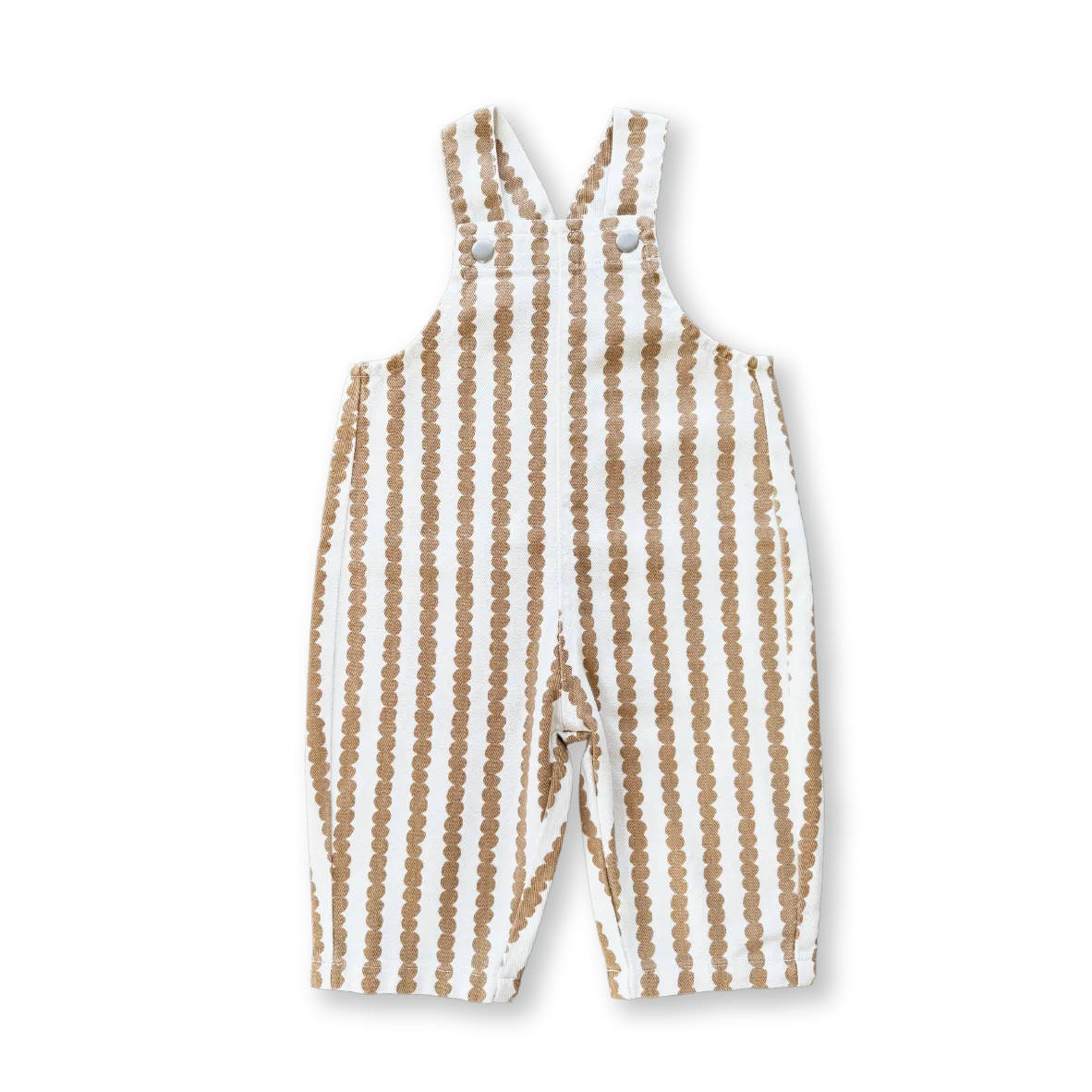 Grown Everyday Organic Overalls - Stacked Pebble