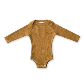 Grown Organic Essential Bodysuit - Golden Speckle