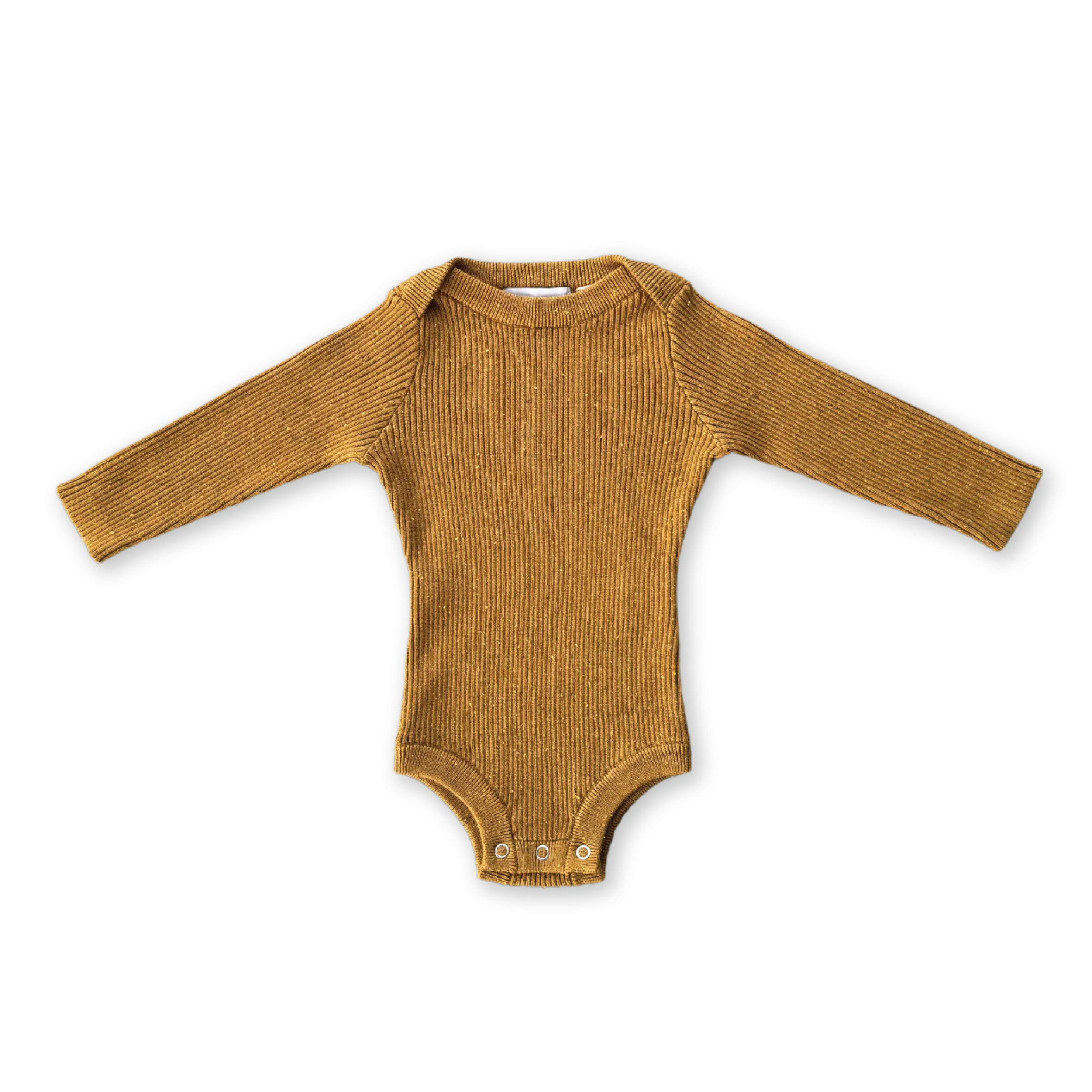 Grown Organic Essential Bodysuit - Golden Speckle