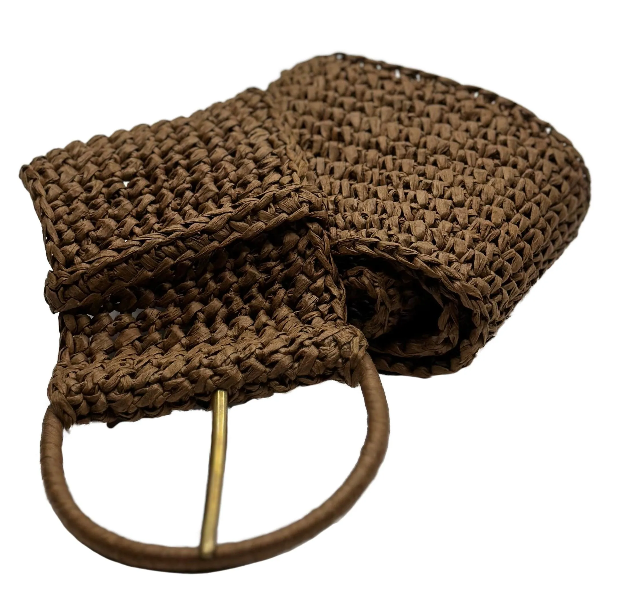 ISABELLA SINGLE WRAP BELT- BASKET WEAVE