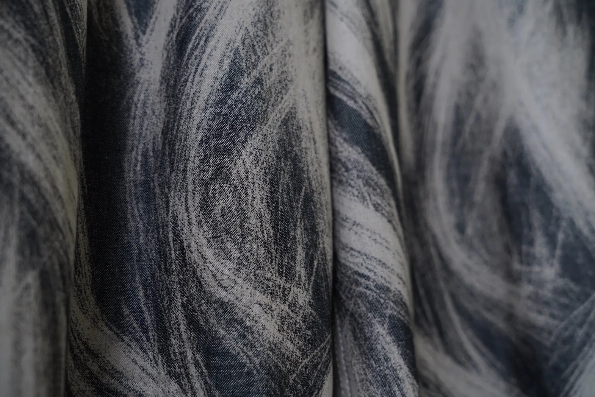Poil Bleach Denim / black