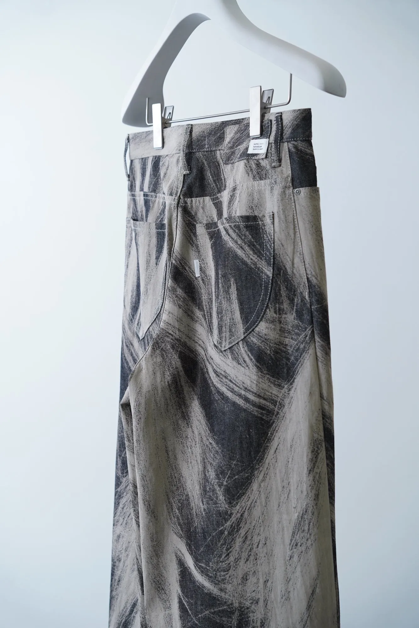 Poil Bleach Denim / black