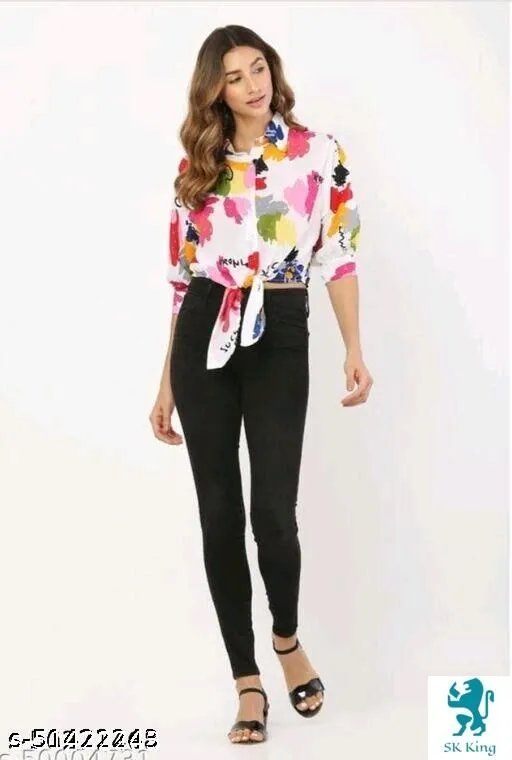 Whitewhale Women's Casual  Multicolour Shirt Shirts Shirts
