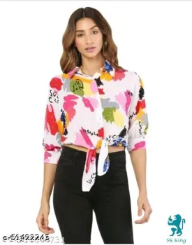Whitewhale Women's Casual  Multicolour Shirt Shirts Shirts